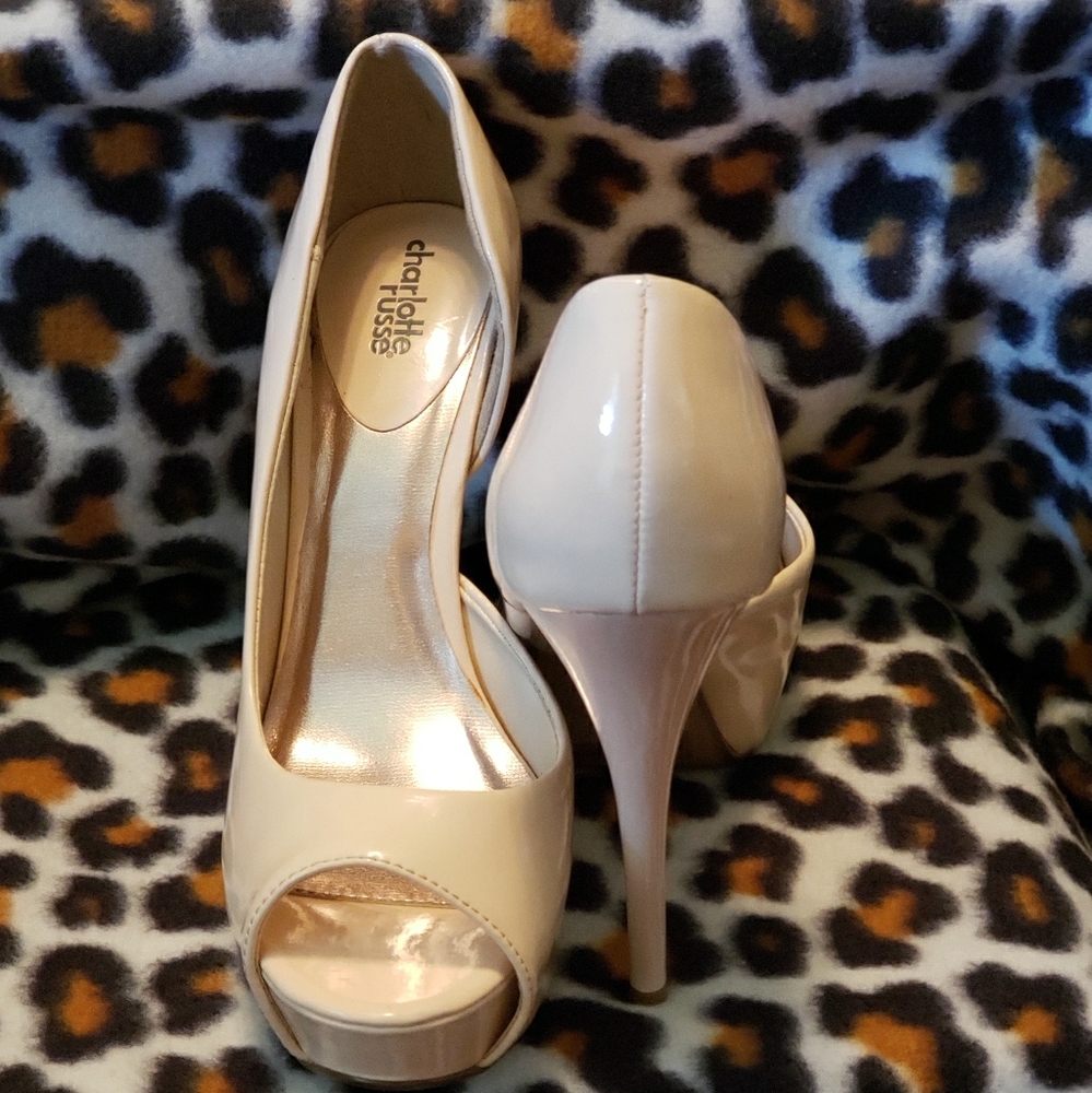 Stiletto platform open toe